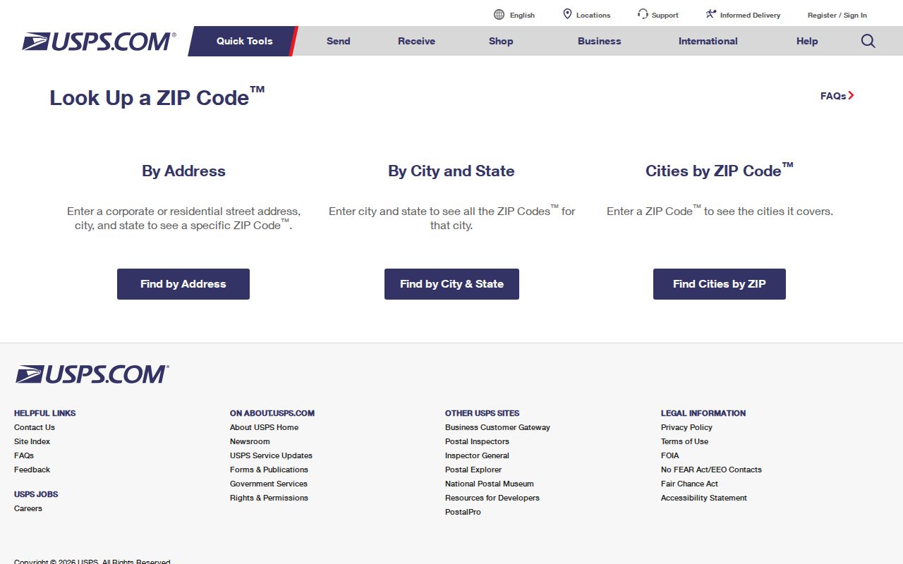 USPS ZIP lookup for the Arvada ZIP code directory